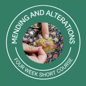 NEW! Mending and Alterations Short Course (4 weeks) Wednesday evenings 6.30pm